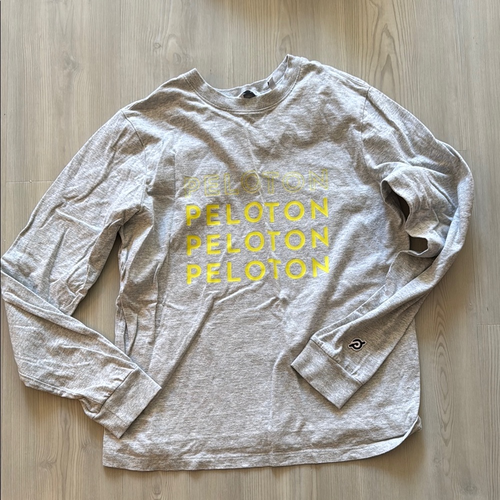 Peloton Gray Shirt Sz S